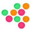 18pcs Can Lid Soft Multiple Colors Silicone Spill Proof Dust Proof Reusable Can Cover for 2.13 Inch Can