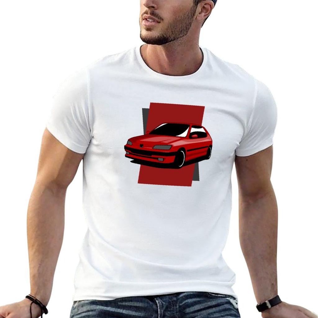 New Minimalistic 306 GTI T-Shirt Blank T Shirts Anime T-shirt Custom T Shirts Kawaii Clothes Mens T Shirts Pack