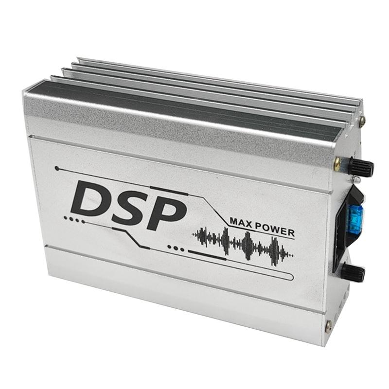 Silver Car Dsp Digital Audio Processor Navigation Machine Sound Quality Enhancement Effect 4 In 6 Out Dsp Car Power Amplifier