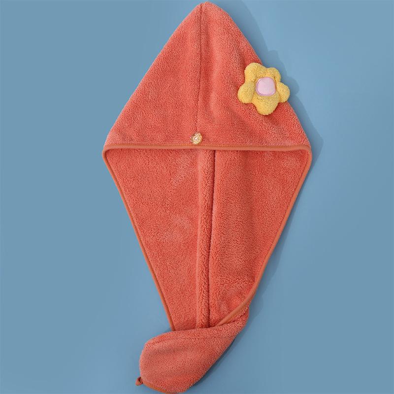Microfiber Coral Fleece Quick-Dry Hair Wrap Towel