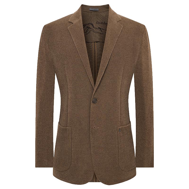 Мужской приталенный блейзер в стиле business casual L