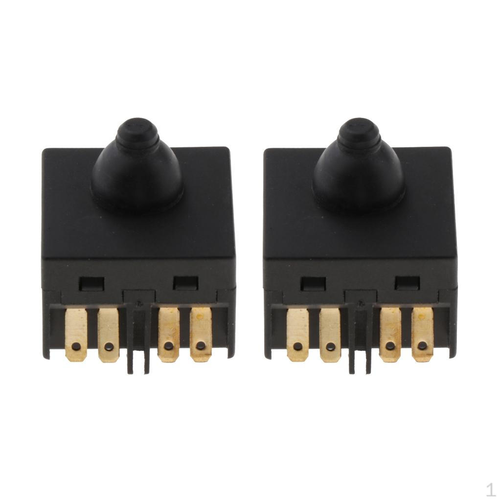 

2x Universal Replacement Push Button Switch for Angle 4 Accessory