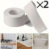 59in/2/4 Rolls Kitchen & Bathroom Waterproof Sealing Tape, Self-Adhesive Seam Strip for Instant Application, No Tools Needed, Peel and Stick
