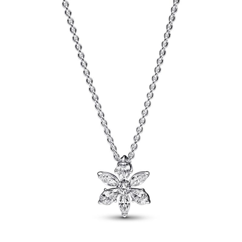 Pandora Six-pointed star 925 silver necklace women s silver 392387C01