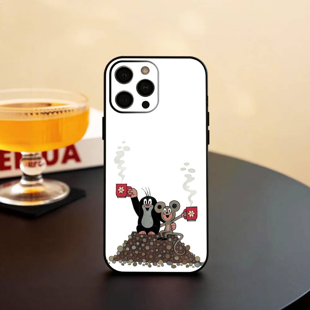 

S-Sweet Cartoon T-The L-Little Mole Phone Case Silicone Soft For IPhone 17 16 15 14 13 12 11 X XR Plus Pro Max Plus iPhone13PRO