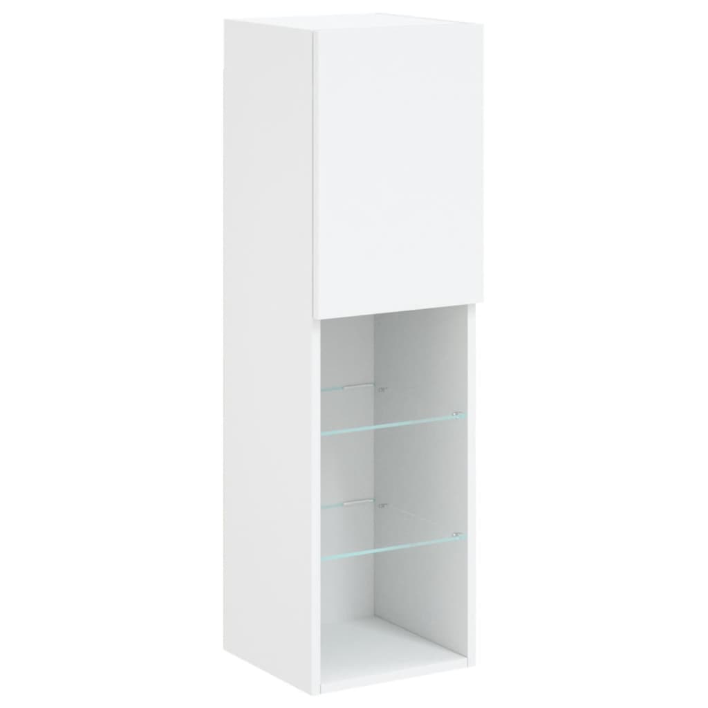 LED TV Stand In White 30.5 X 30 X 102 Cm