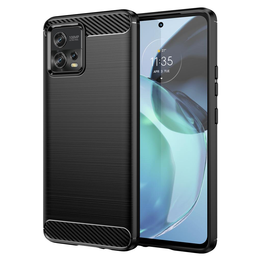 Silicone Protective Case For Motorola Moto G72 Shockproof Matte Cover for Moto G72 Luxury Carbon Fiber Cases Coque Fundas