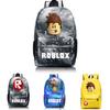 Roblox Pattern Kids Schoolbag Backpack With Starry Background And Large Capacity
