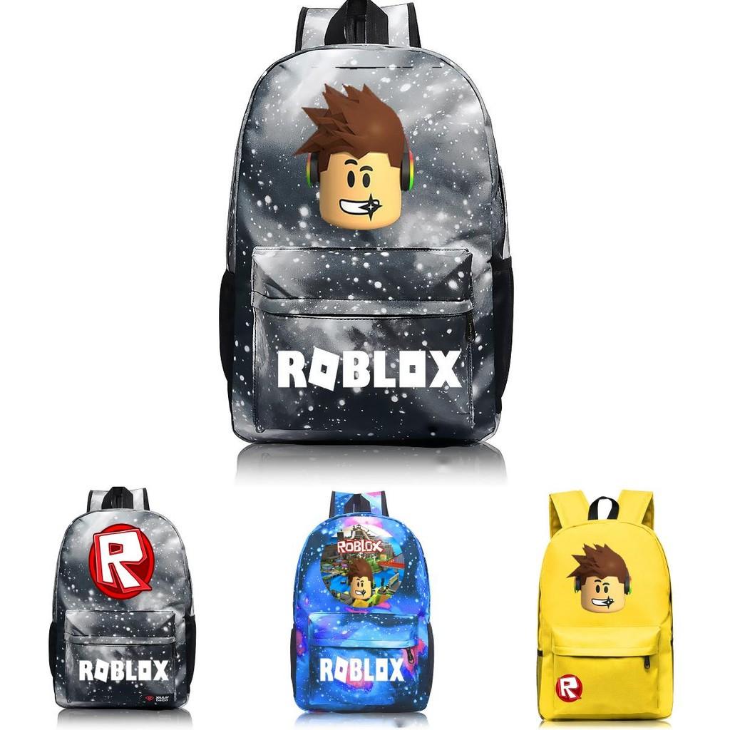 Roblox Pattern Kids Schoolbag Backpack With Starry Background And Large Capacity