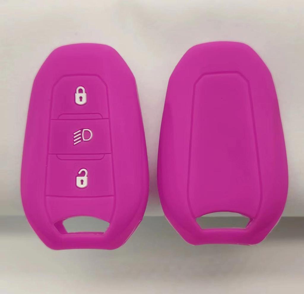 Silikon-Schlüsselhülle für Dongfeng Citroen Tianyi C5, C3XR, Peugeot 408, 508