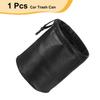 uxcell Car Trash Truck Trash Can for Front Black Can, 0.9 Gallon, Foldable, Waterproof, Portable, Hanging, Seat,