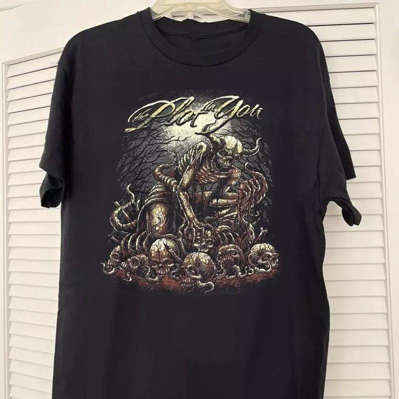 The Plot In You Svart Färg Bomull Full Storlek Skjorta DS21 Unisex T-shirt