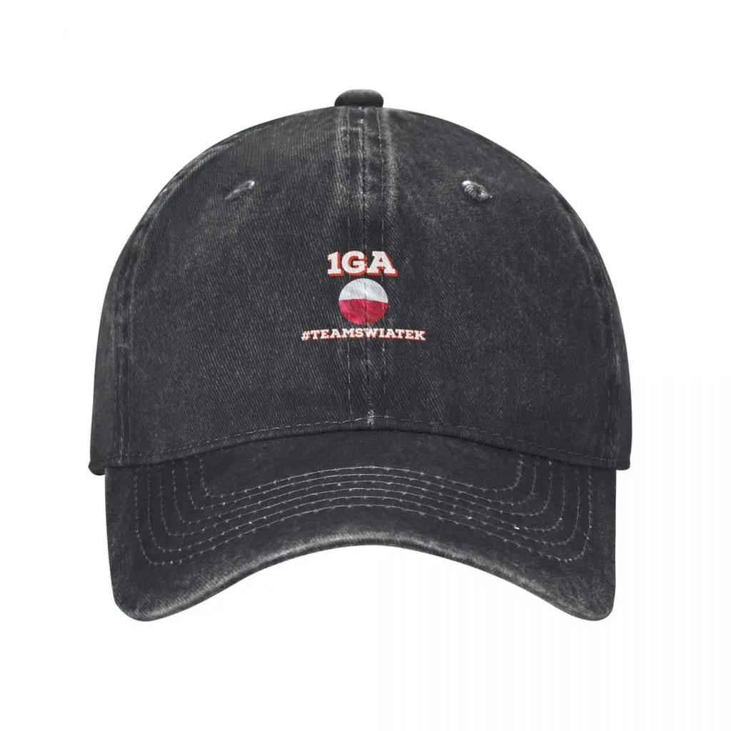 Iga Swiatek Team Swiatek Fan Baseball Cap Dropshipping Luxury Unisex Cap Hard Hat Tactical Cap Unisexs Baseball Womens