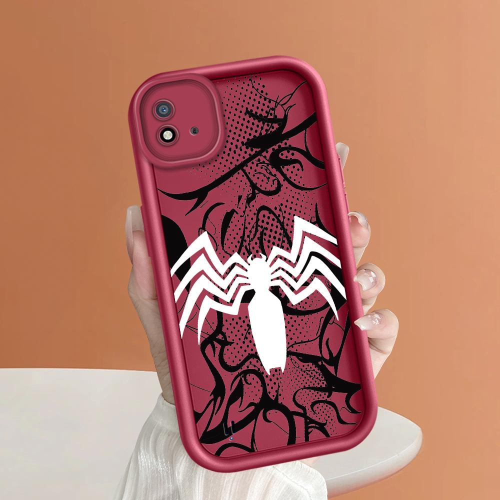 Spider-Man Soft Silicone Phone Casing Full Cover Camera Shockproof  Protection Rubber Case for OPPO Realme
