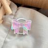 Wind Three-Dimensional Bow Decoration Internet Celebrity Mobile Phone Airbag Holder Magnetic Women'S Ring Original Gift