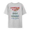 Back Print Champagne T Shirt Retro Cute Champagne Lovers TShirts Short Sleeve Bachelorette Party Shirt Summer Womens Clothing