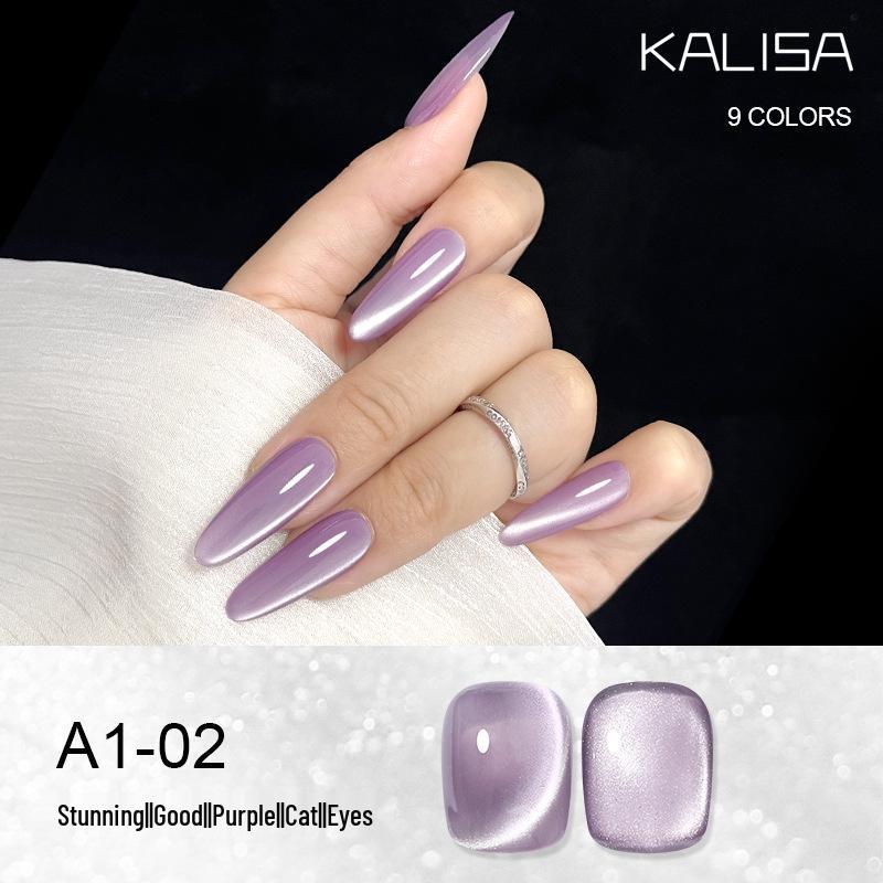 2026 Trendy Purple Cat Eye Nail Gel - Illuminating & Whitening Phototherapy Art