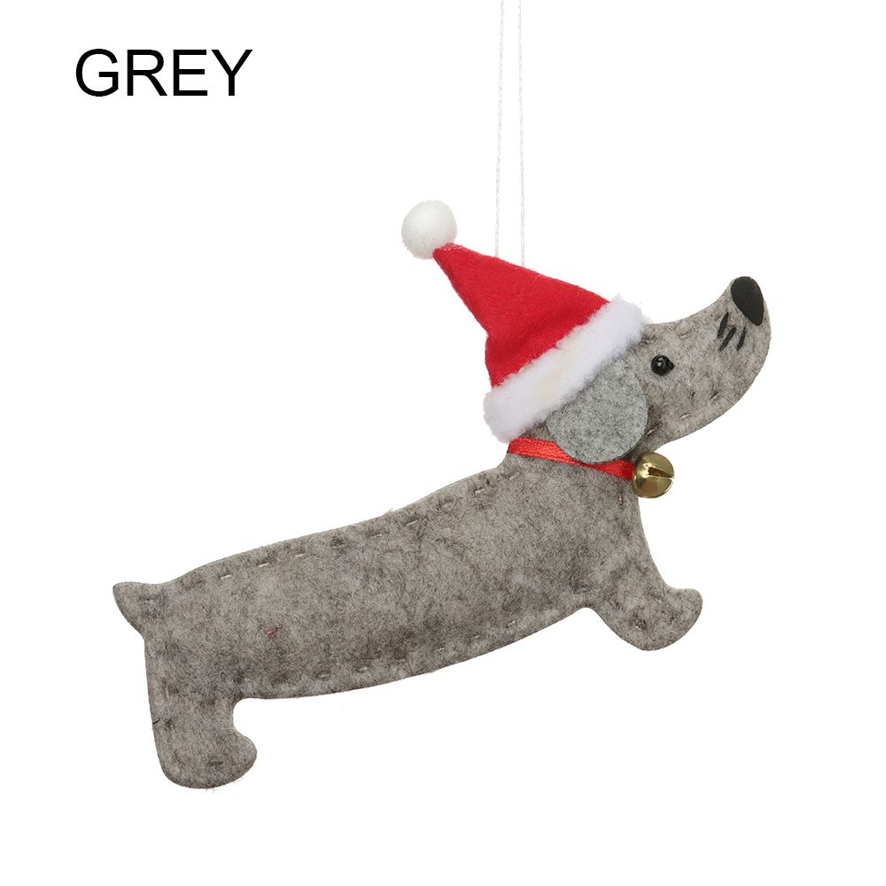 Gift Party Supplies Hang Decorations Ornaments Xmas Pendant Dachshund Dog Christmas Tree Accessories