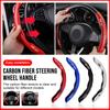 Car Steering Wheel Cover Carbon Fiber Sports Ultra-thin Non-slip Card Cover For Ceed Cerato K3 Sportage 4 Picanto K5 Optima Sorento Forte Stinger