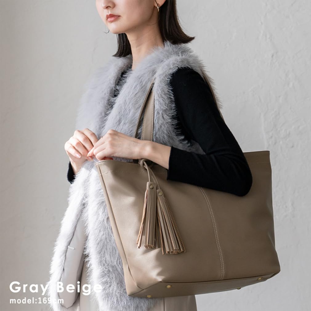 Gratante Tragetasche A4 Reißverschluss Pendeltasche Brotdosen-Aufbewahrung Für den Weg zur Schule Unisex-Tasche Große Tragetasche Klassisch Leicht Rückseite [Gratante] Damen