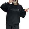 MLB New York Yankees Monogram Sweatshirt Unisex Black 3AMTM0951-50BKS