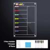 Message Note Monthly Weekly Planner Reusable Rewritable Fridge Clear Board  Office