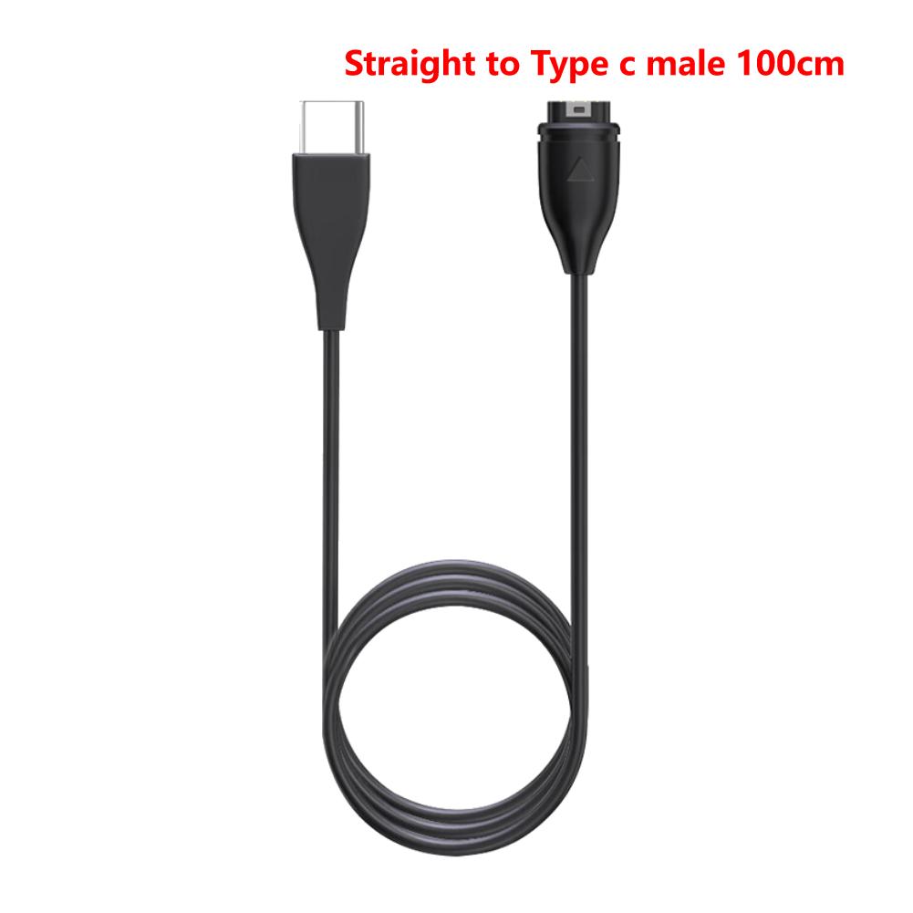 Charging Cable for Garmin Fenix 7/7S/7X/6/6S Forerunner 745 Venu Instinct Micro USB Type C IOS Watch Charger Adapter Converter