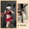 Sexy Underwear Women's Sexy Temptation Garter Lace Chiffon Three-point Passion No-take Suit Pajamas