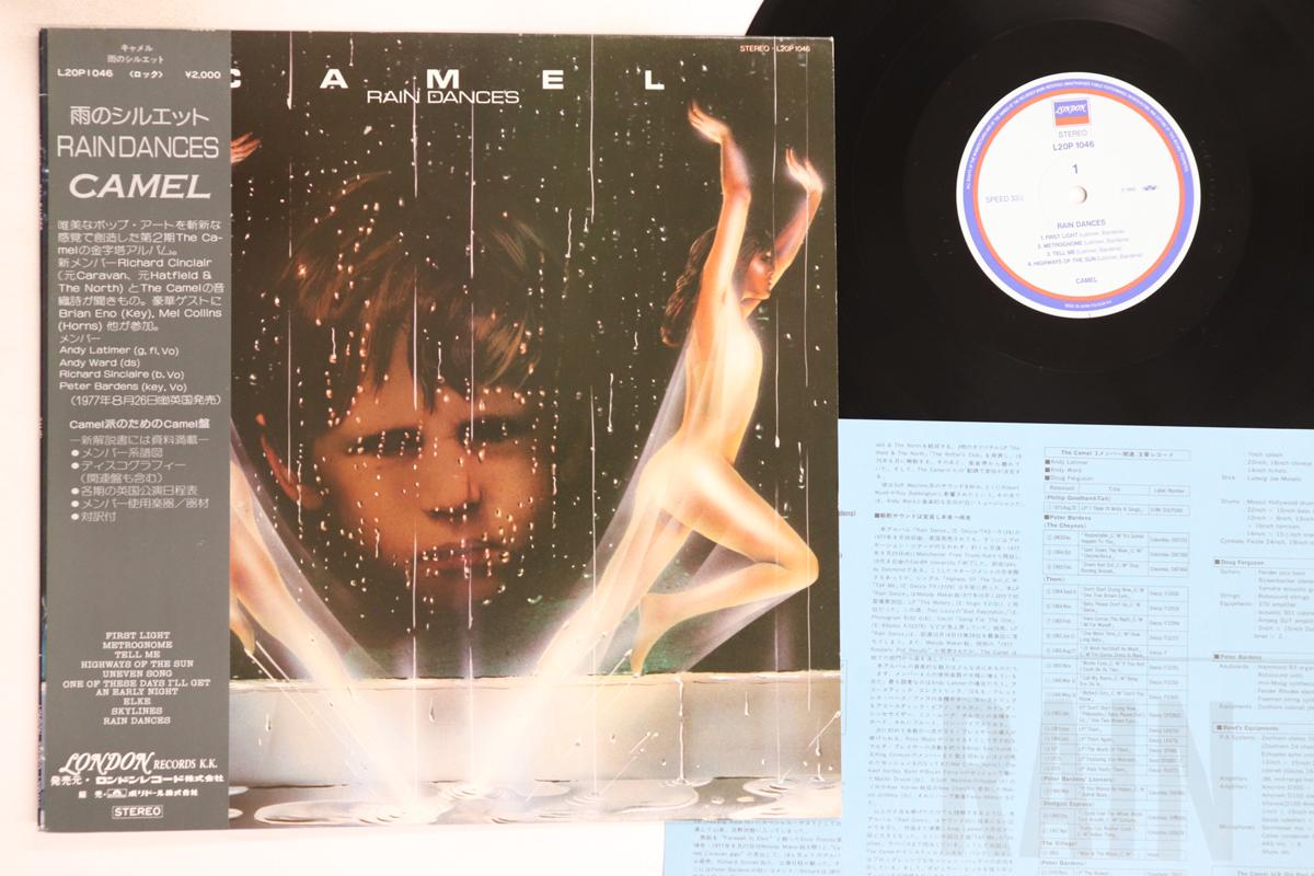 

LP Record CAMEL - Rain Dances L20P1046 LONDON 1982 Japan Obi Rock Used