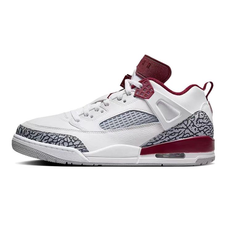 Jordan Spizike Red Plum And Wax Plum, Panda Lying On Its Stomach Abrasion Resistant Slip Resistant Low top FQ1759-106(Team56-)