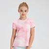 Girls' Quick-Dry Yoga Sportswear T-Shirt with Sun Protection