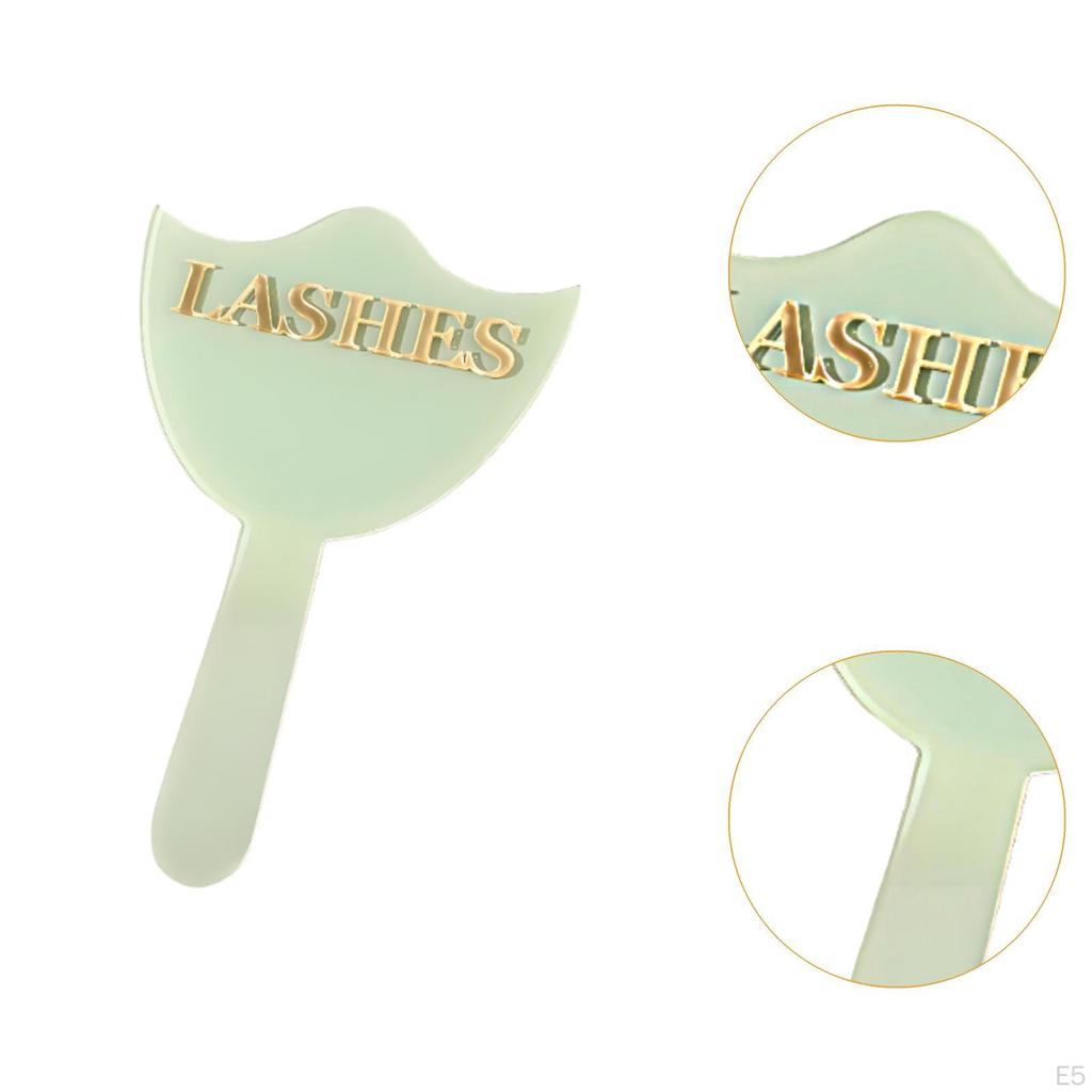 Makeup Hand Mirror ,Acrylic ,Professional, Compact ,Premium Portable Cosmetic with Handle for