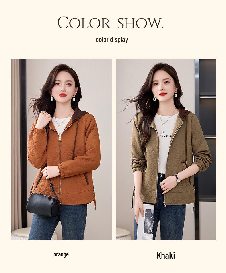 Women's 2024 Spring/Autumn Casual Short Baseball Jacket, Loose Fit, Fashionable Style