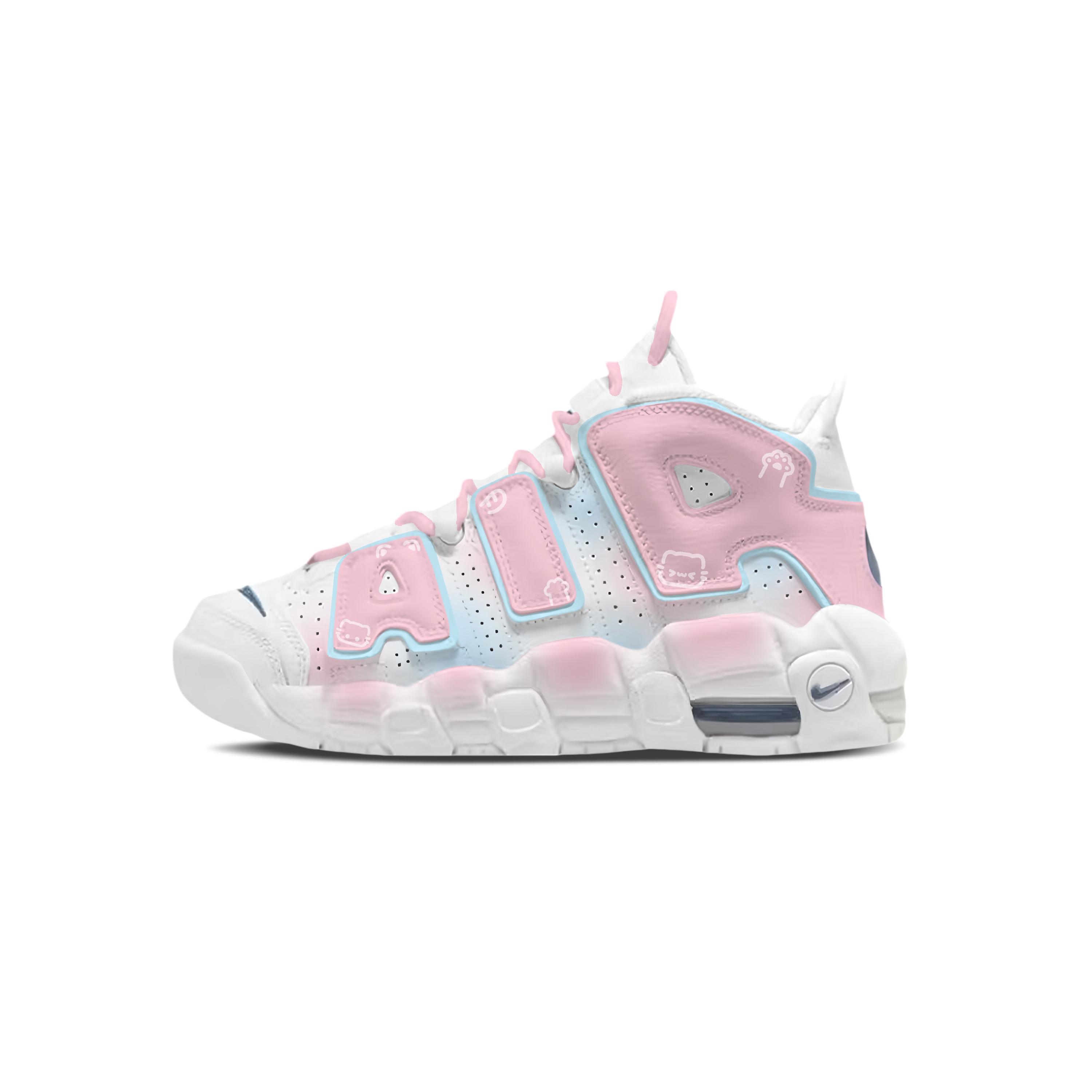 Nike Air More Uptempo Rozā Zila