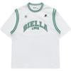 Fila Fusion Baseball Series Loose Fit Round Neck Short Sleeve T-Shirt Unisex Tops White T11U325101FWT