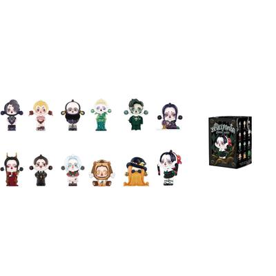 POP MART SKULLPANDA The Adams Family Collection Cute Mystery Boxes, Single Mystery Box