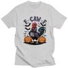 Male FCawF Humor Crow Funny Gothic Chicken T Shirts Round Neck Short Sleeve 100 Cotton TShirt Casual Streetwear Clothing