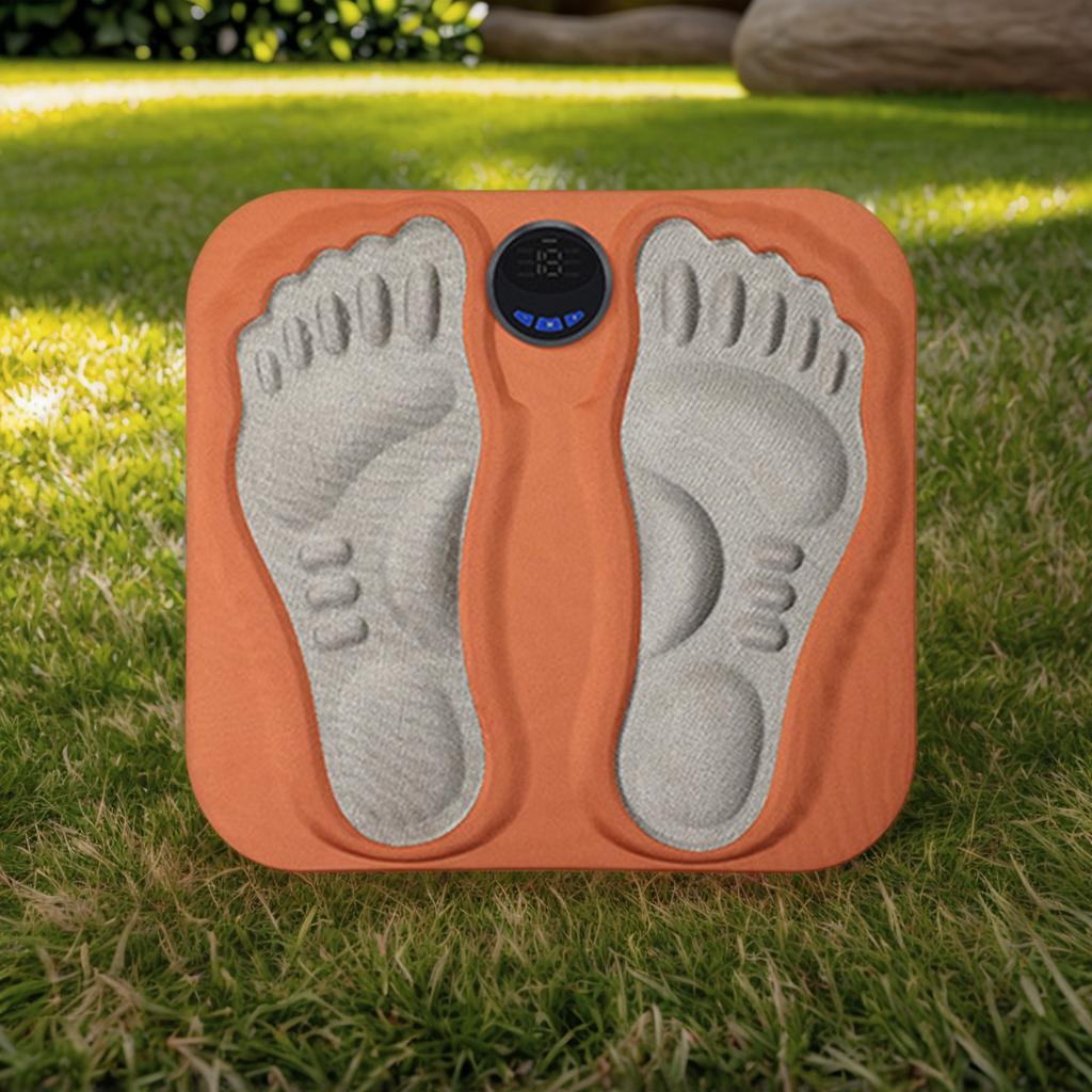 3D Foot Massage Device W/ 6 Modes Portable Rechargeable Muscle Stimulator Electric Feet Massager for Home and Travel Ankles Legs