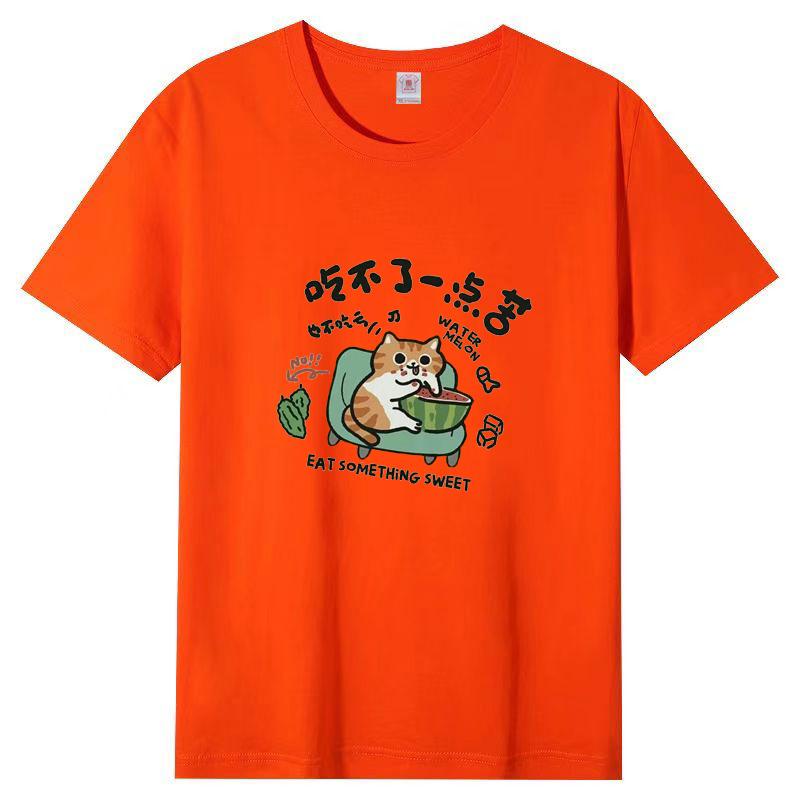 

Футболка из хлопка белого цвета с короткими рукавами для женщин, лето 2025, новая свободная футболка большого размера 3XL