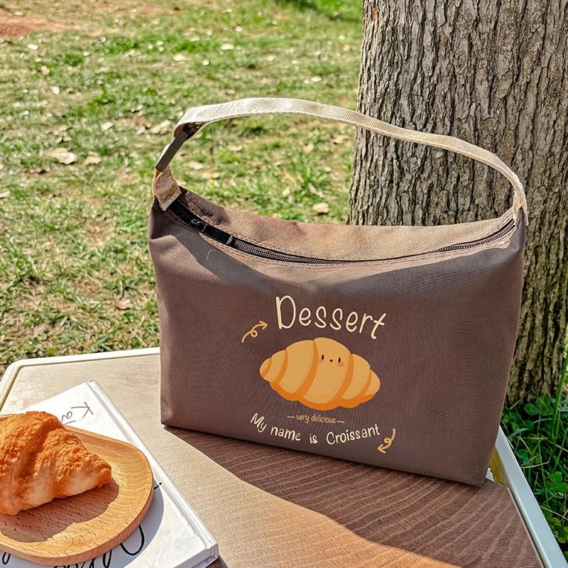 Insulated Lunch Bag for Adults Leak Proof Tote with Handheld Strap,Durable Polyester,Perfect for Office, School,  Outdoor Dining,Non Food Contact