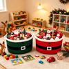 Cotton Rope Christmas Woven Storage Basket Large Capacity Small Item Storage Basket  Xmas Gifts