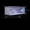 1/64 Modellauto Vitrine Szene Parkplatz Stapelbar mit LED-Lichtern Miniaturstraße