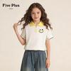 FivePlus Girls' Cartoon Polo T-Shirt