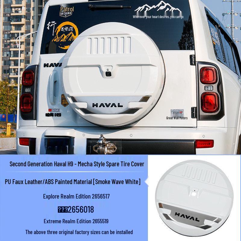 Shunyi Haval H9 Mecha Style Spare Tire Cover - Second Gen