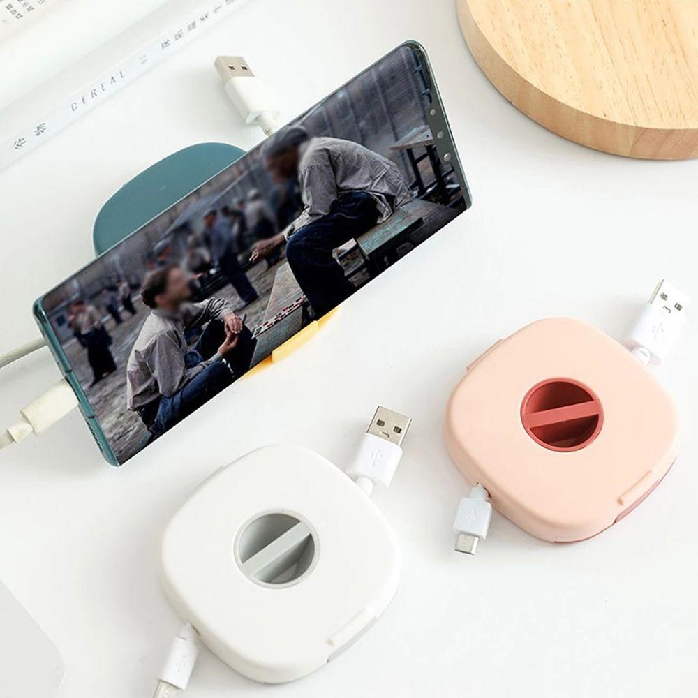 

Storage Earphone Cord Wire Cable Wire Storage Case Cable Winder Box Cable Organizer Phone Holder