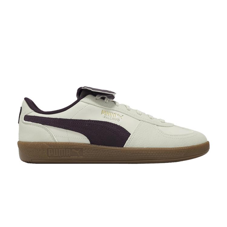 

Puma Palermo Premium Alpine Snow Midnight Plum Unisex Sneakers Cream 401744-04 35.5