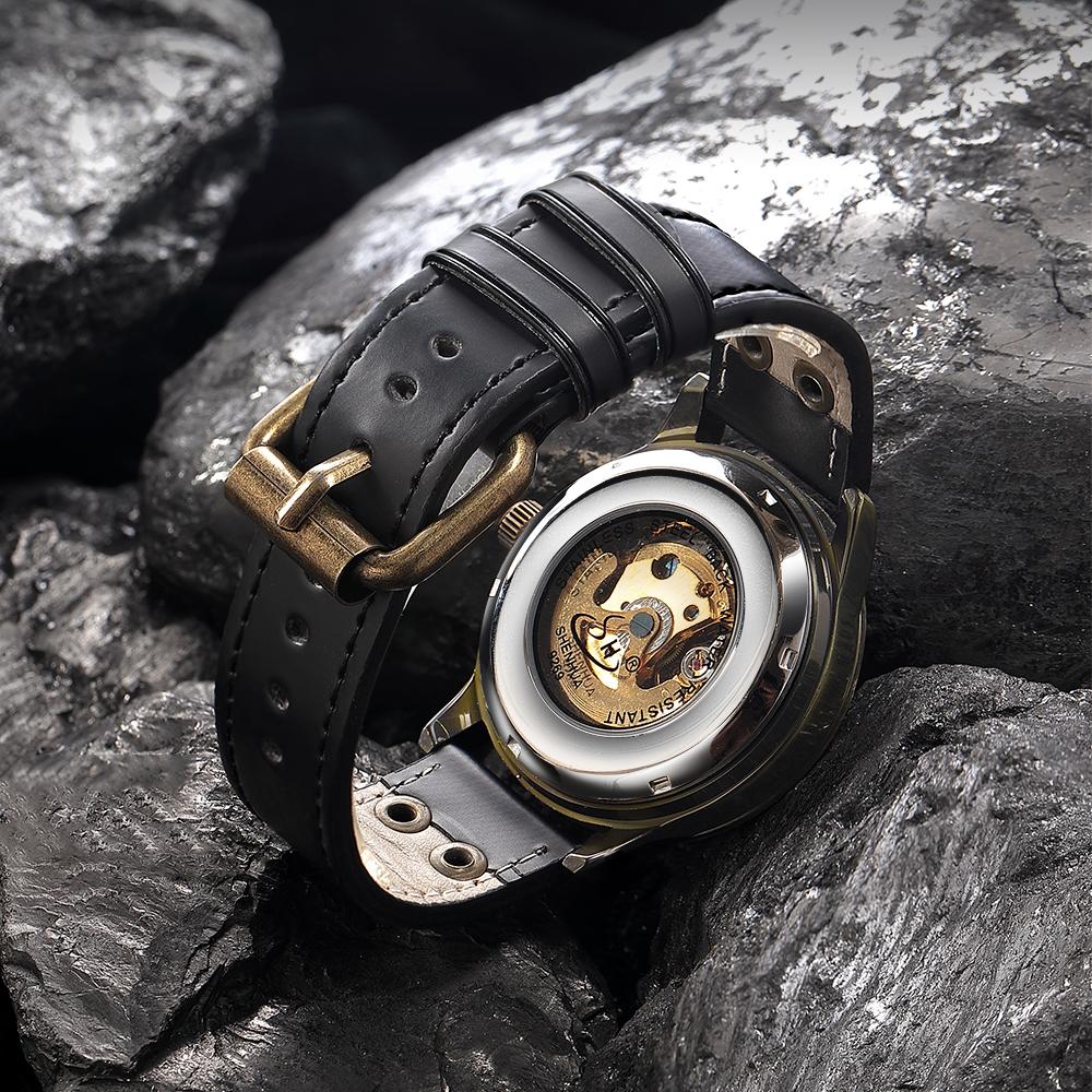 Fashionable Men's Watch Hollowed Out Luminous Tourbillon Fully Automatic Mechanical Movement Mechanical Watches Reloj Automático