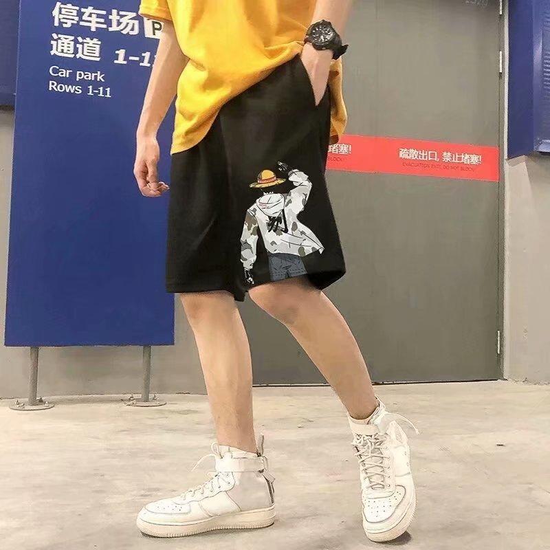 

Мужские повседневные шорты, модные большие мужские шорты с рисунком и принтом, хип-хоп, тренажерный зал, молодежные пляжные шорты для мужчин, мужские шорты на шнуровке