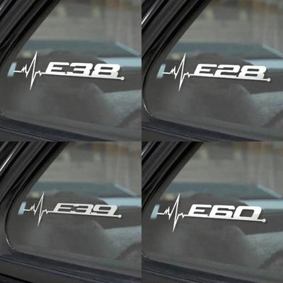2 adet çok model araba pencere çıkartmaları ve çıkartmaları araba vücut çıkartmaları motor kaputu çıkartmalar Bmw E60 E61 E46 E39 E91 çıkartmalar aksesuarları