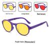 Portable Night Vision Anti-Blue Light Glasses for Men and Women - Folding Spring Leg Design, Ideal for Mobile, Computer, and Gaming Use.